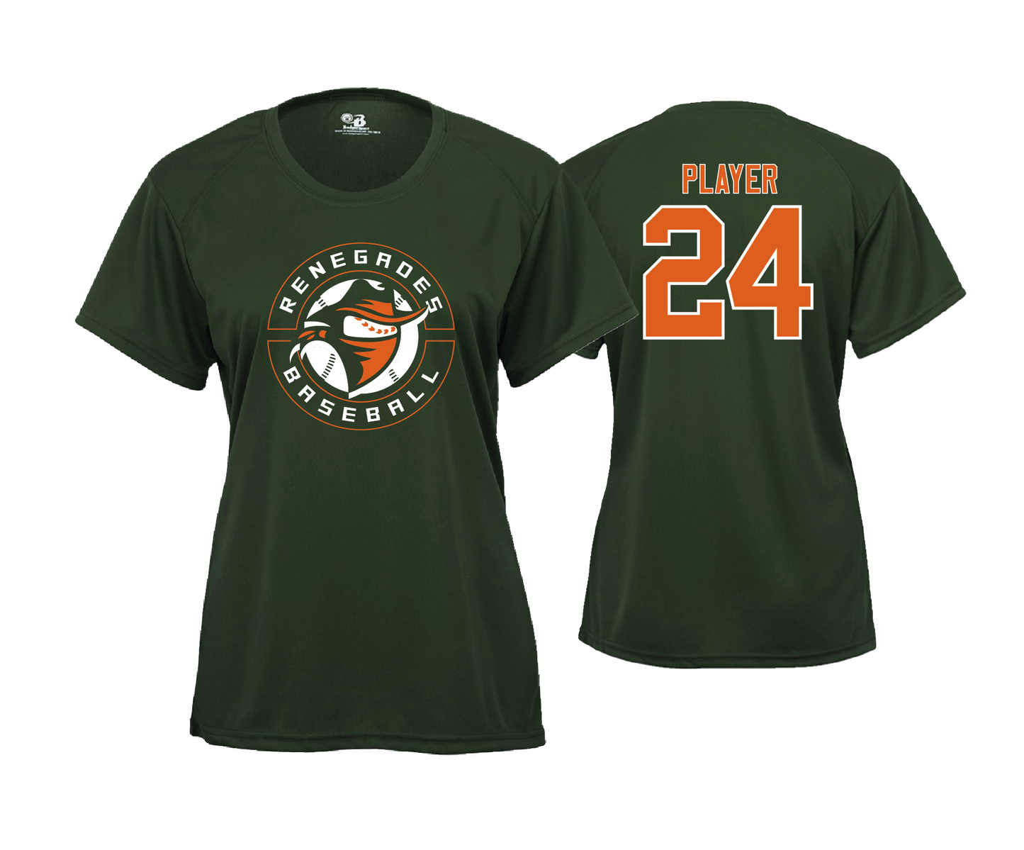 Renegades - Women's SS Green Performance Tee