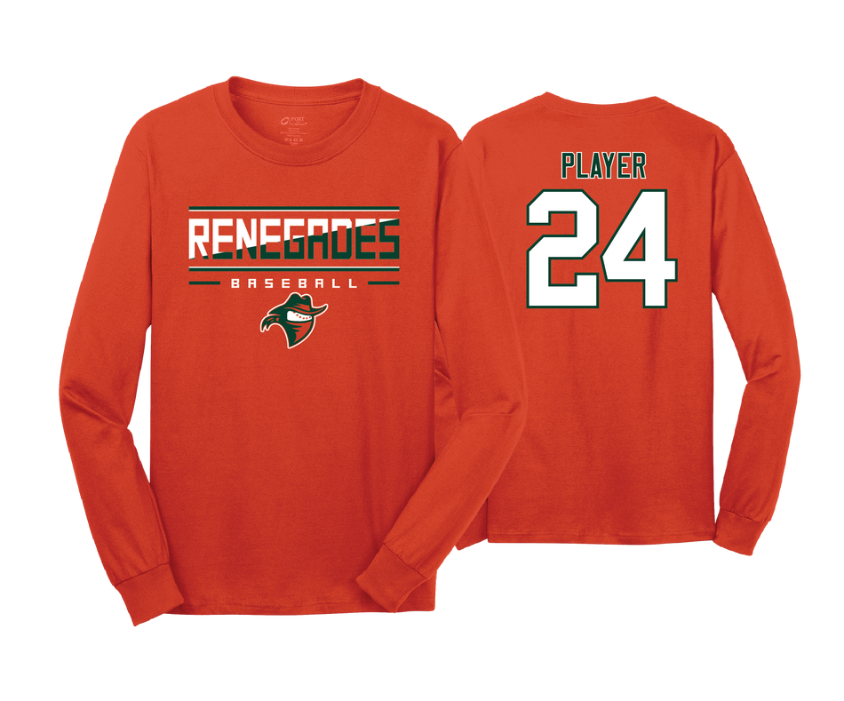 Renegades - Orange - DTF | Unisex Long Sleeve Cotton Tee