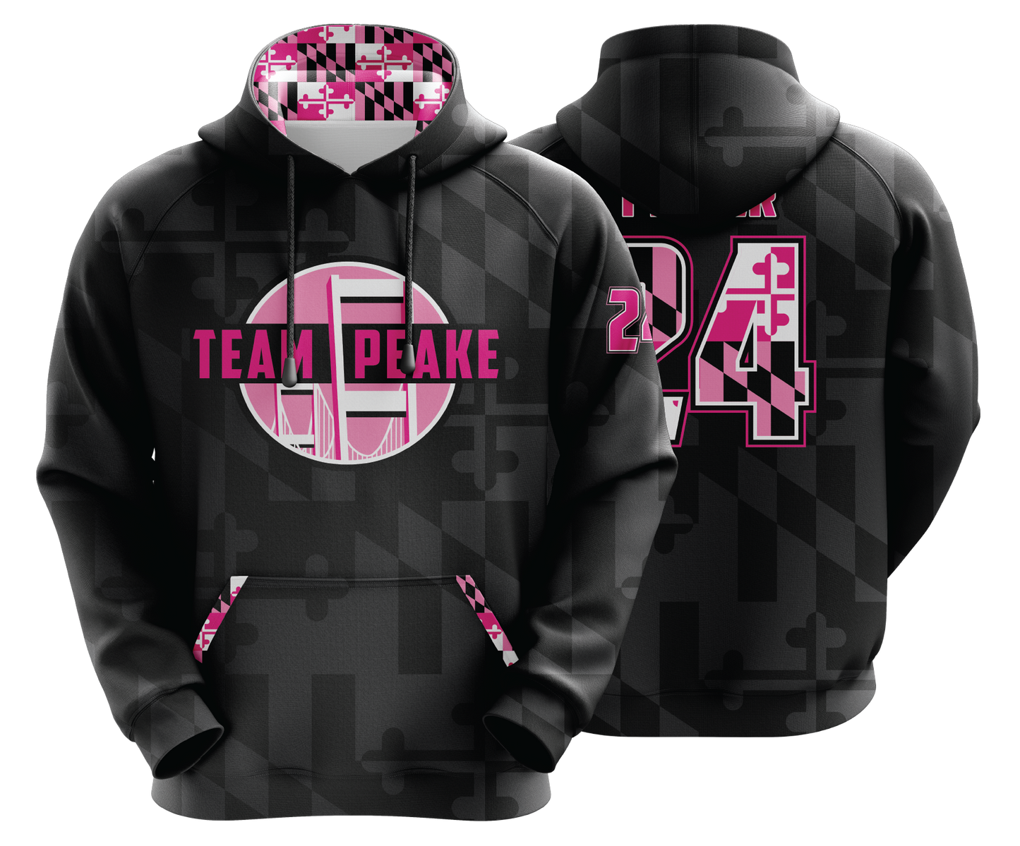 Team Peak - Pink - FDS | Unisex Hoodie