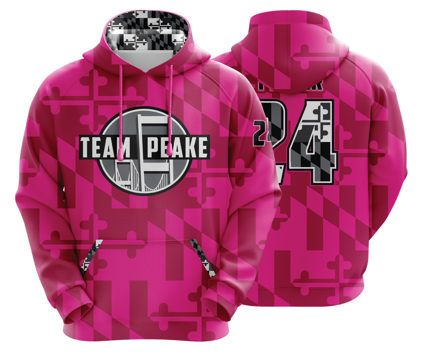 Team Peak - Pink - FDS | Unisex Hoodie