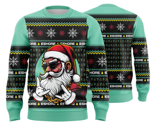 eShore Santa Ugly Christmas Sweater