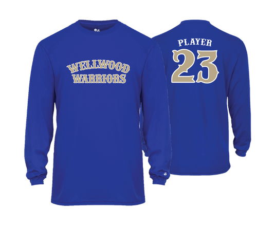 Wellwood Warriors - DTF | Unisex Long Sleeve Performance Tee