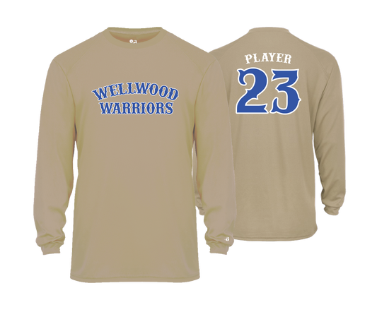 Wellwood Warriors - DTF | Unisex Long Sleeve Performance Tee