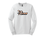 Delmarva Aces - ORANGE LOGO - DTF | Unisex Long Sleeve Cotton Tee