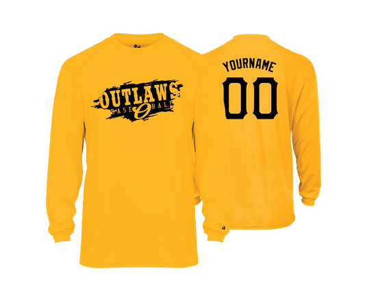 Keyser Outlaws- Long sleeve Performance Tee