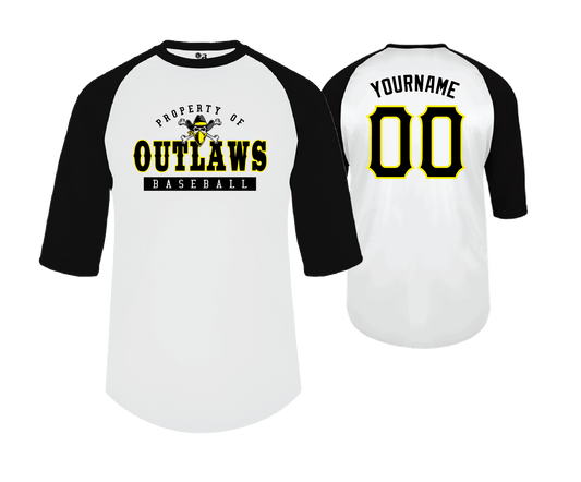 Keyser Outlaw - DTF | Unisex Performance Baseball Tee