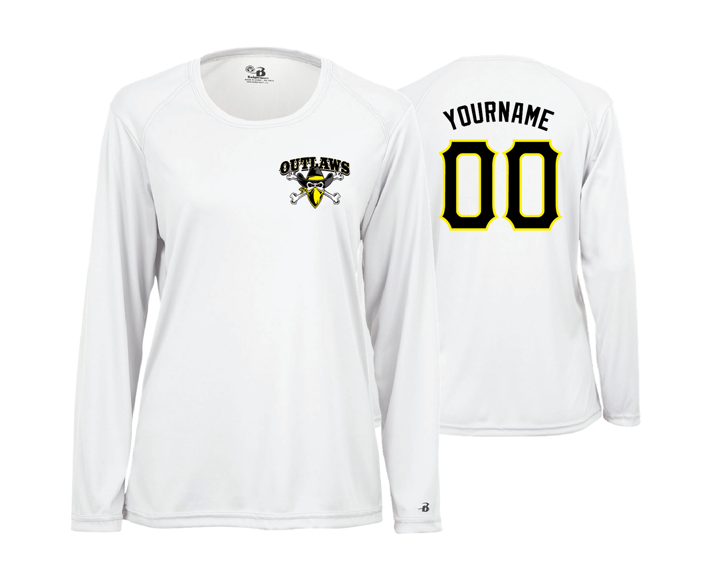 Keyser Outlaws - DTF | Women's Long Sleeve Performance Tee