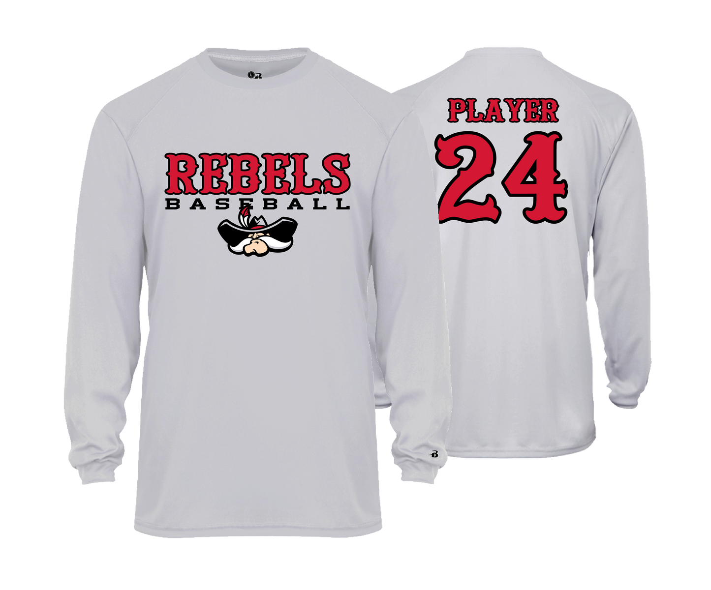 Harundale Rebels - DTF | Unisex Long Sleeve Performance Tee