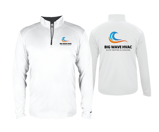 Big Wave HVAC - DTF | Men's Long Sleeve Performance 1/4 Zip