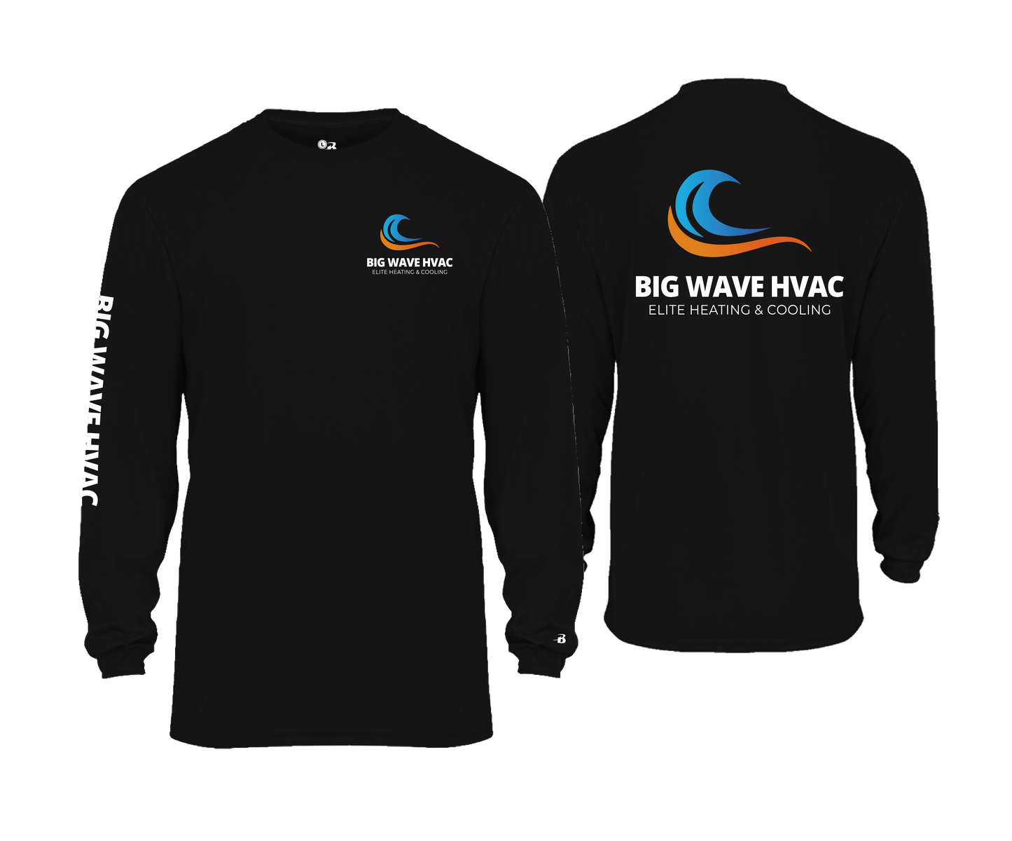Big Wave HVAC - DTF | Unisex Long Sleeve Performance Tee