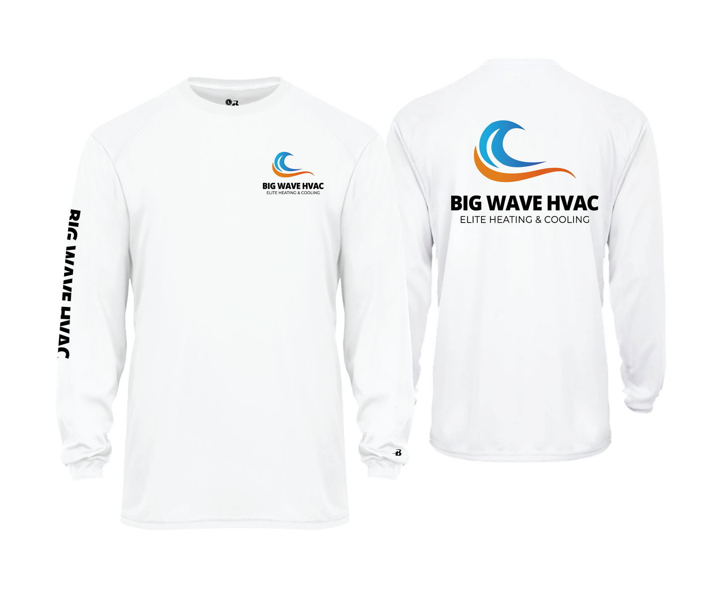 Big Wave HVAC - DTF | Unisex Long Sleeve Performance Tee