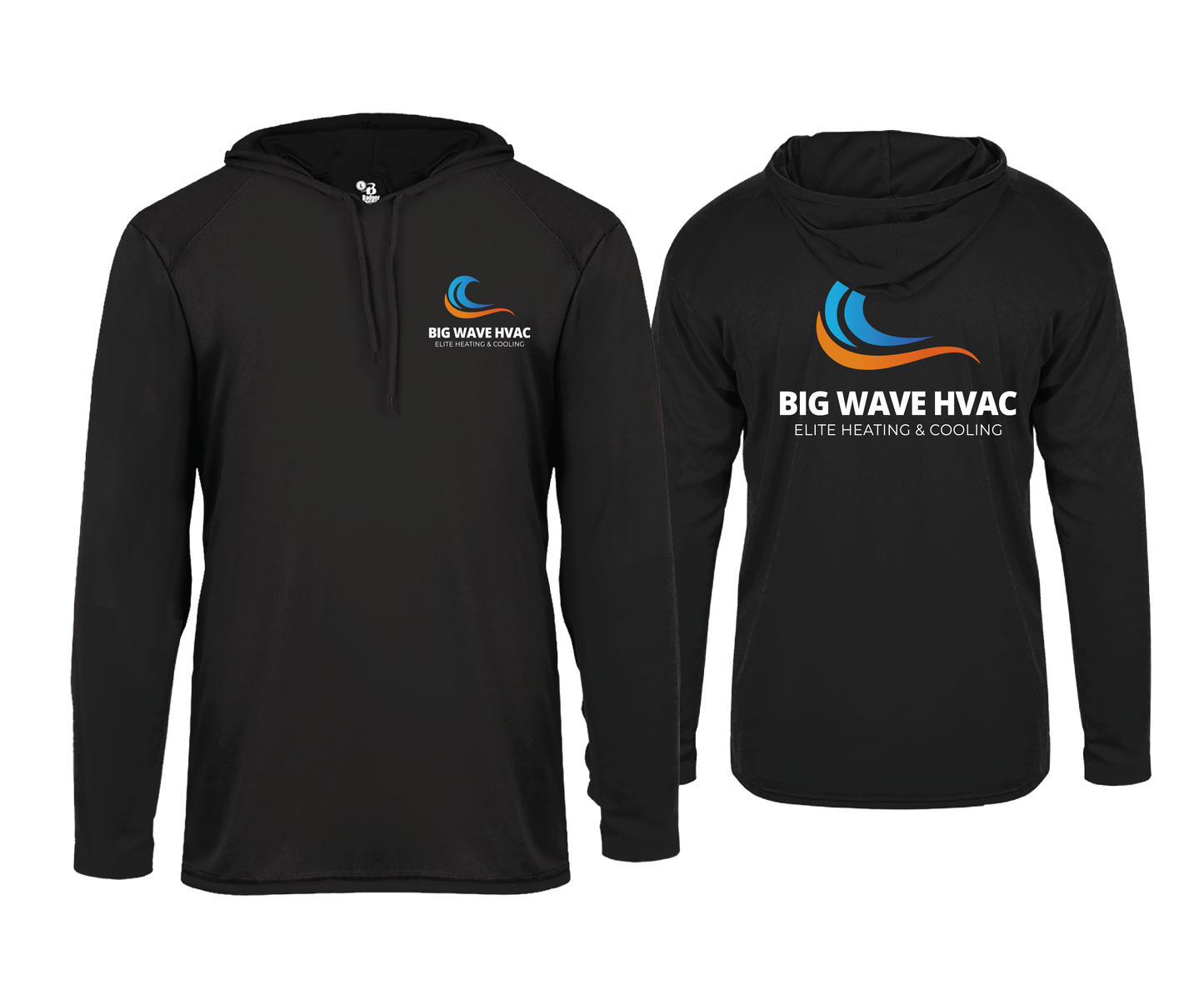 Big Wave HVAC LS Hooded Tee