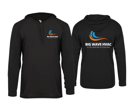 Big Wave HVAC LS Hooded Tee