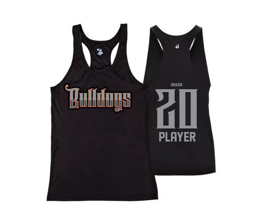 Bowie Bulldogs 14U - DTF | Women's Performance Racerback