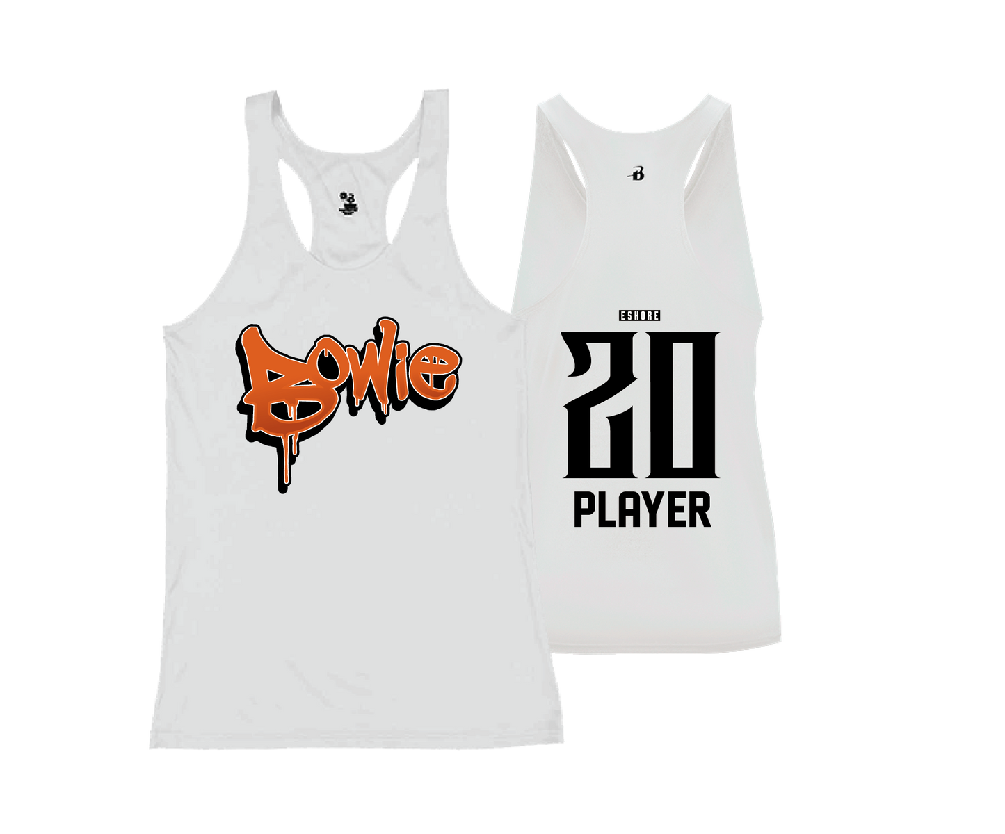 Bowie Bulldogs 14U - DTF | Women's Performance Racerback