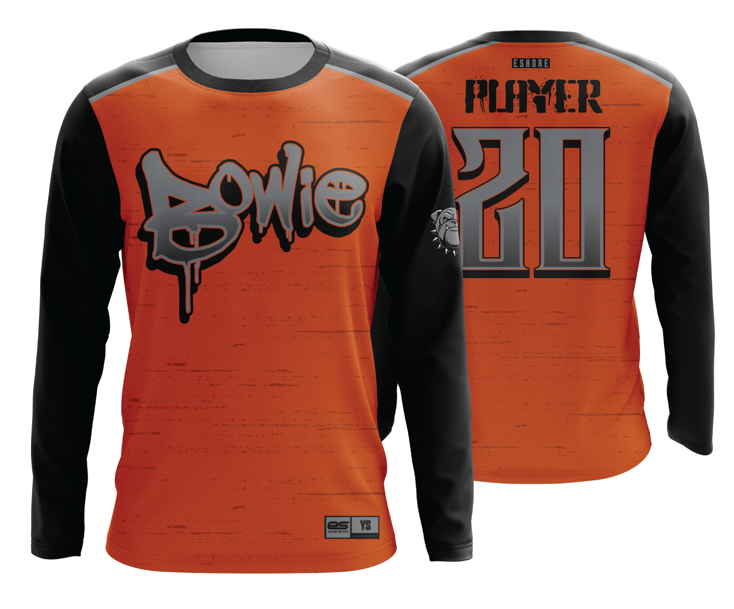 Bowie Bulldog 14U - ORANGE - FDS Unisex Jersey