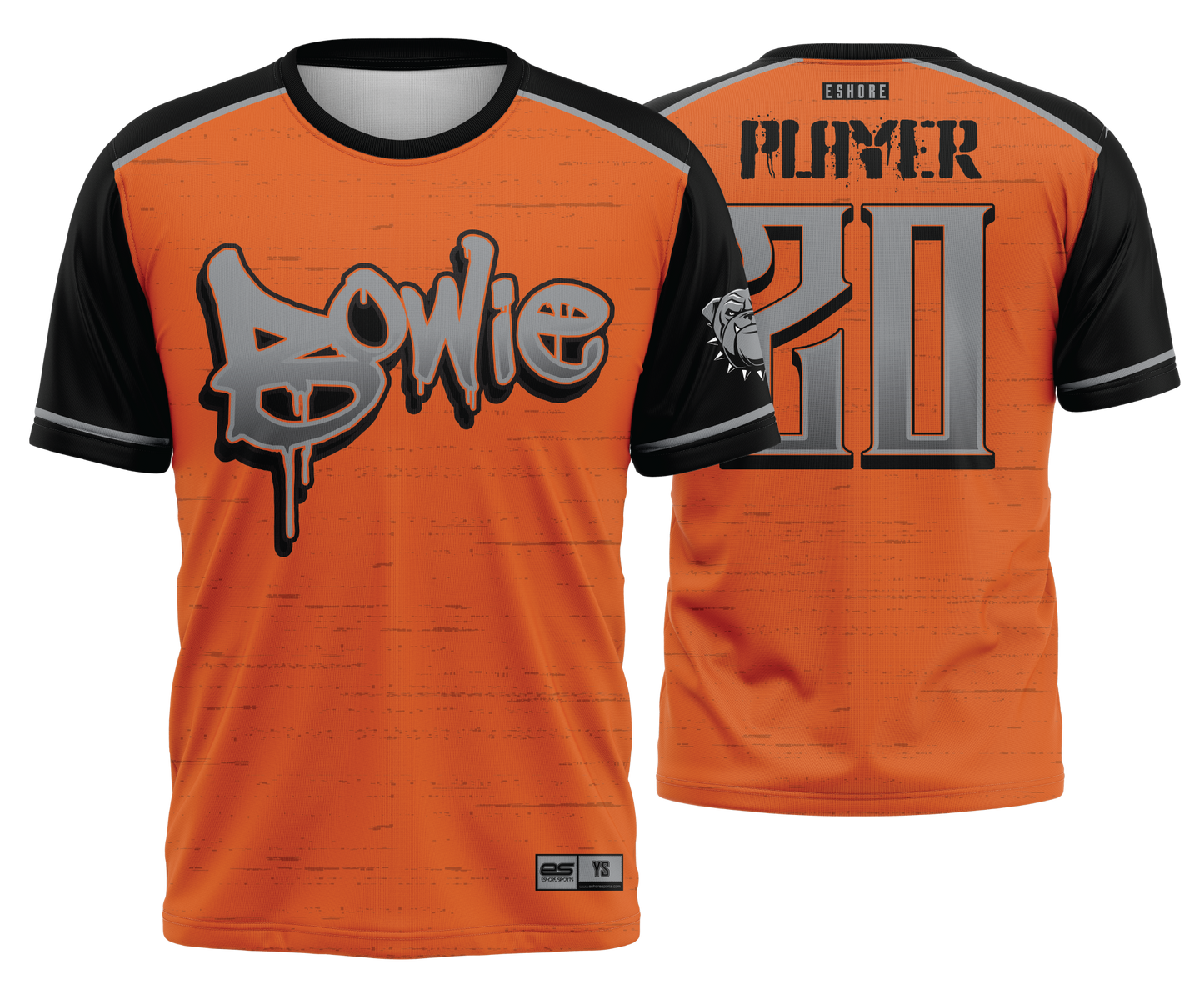 Bowie Bulldog 14U - ORANGE - FDS Unisex Jersey