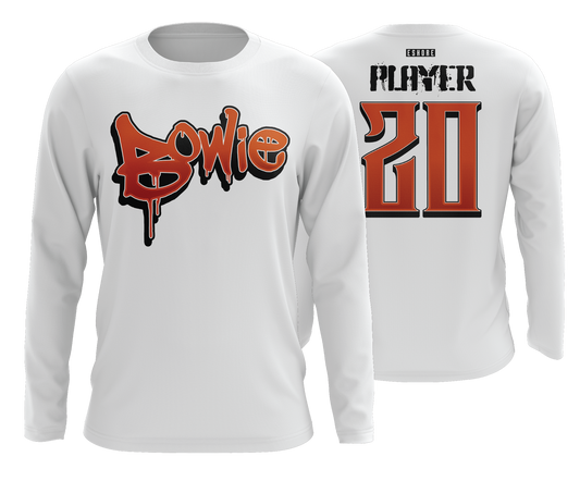 Bowie Bulldogs 14U Men's White Semi Sub Jersey