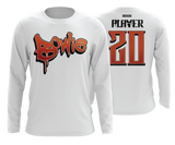 Bowie Bulldogs 14U Men's White Semi Sub Jersey