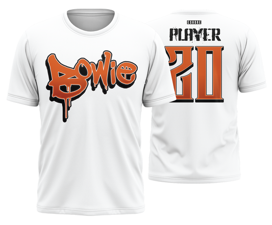 Bowie Bulldogs 14U Men's White Semi Sub Jersey