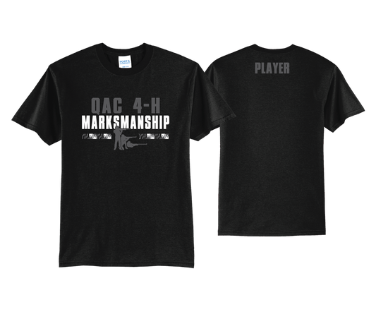QAC 4-H Marksmanship - DTF Unisex Short Sleeve Cotton Tee