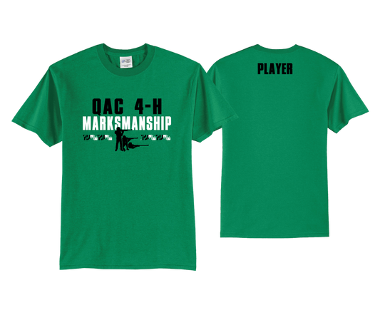 QAC 4-H Marksmanship - DTF Unisex Short Sleeve Cotton Tee