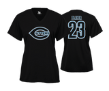 Calvert Cutters - DTF | Women's Short Sleeve V-Neck Performance Tee