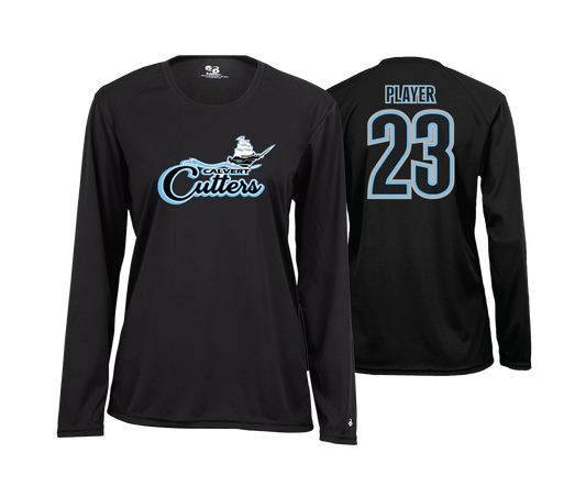 Calvert Cutters - DTF | Women's Long Sleeve Performance Tee