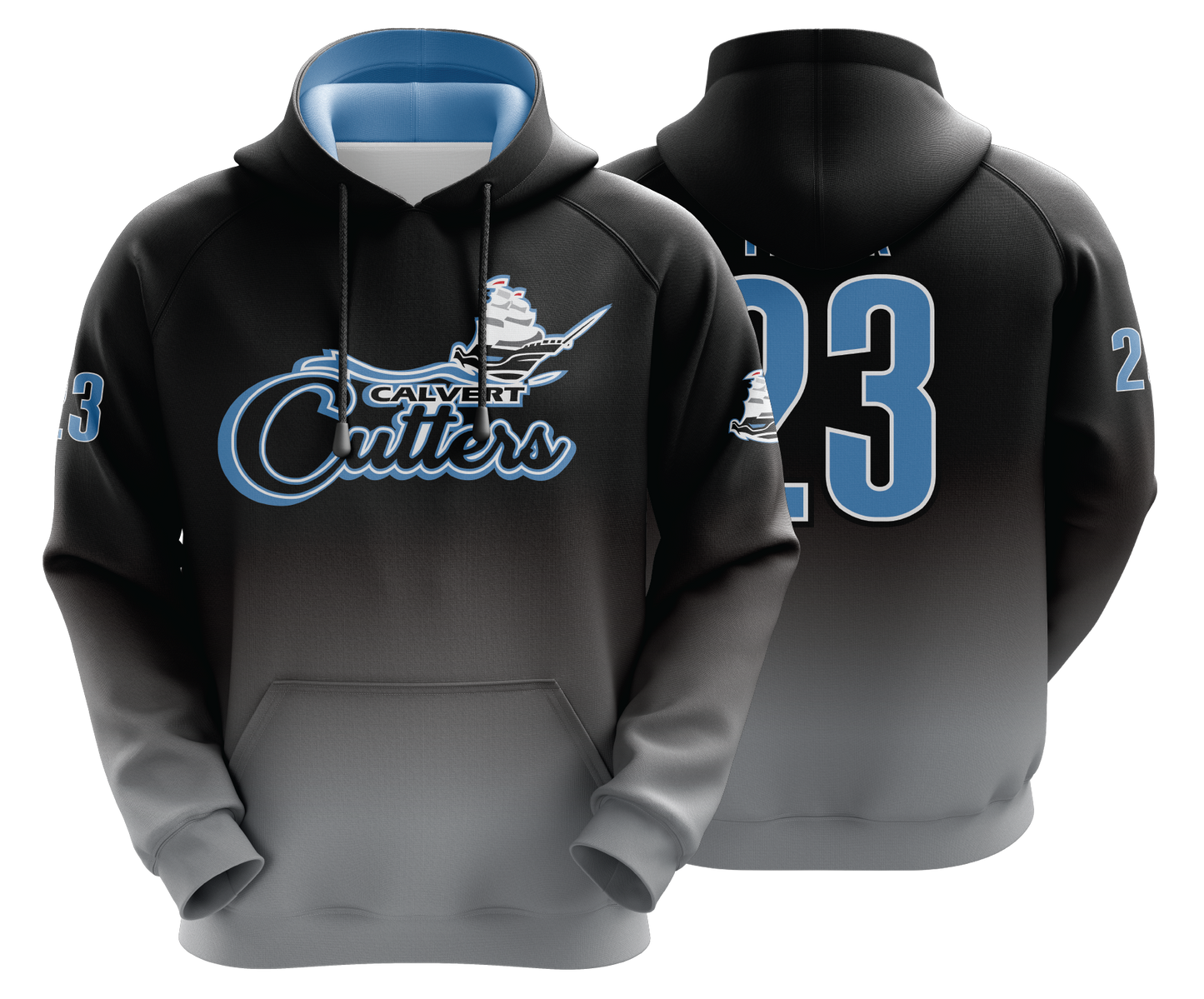 Calvert Cutters - BLACK FADE - FDS | Unisex Hoodie