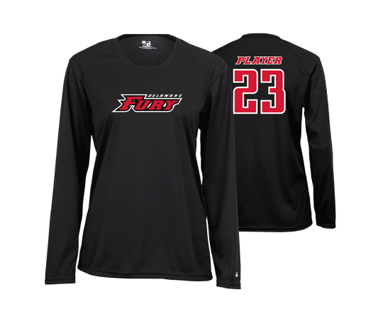 DE Fury - DTF Long Sleeve Performance Tee