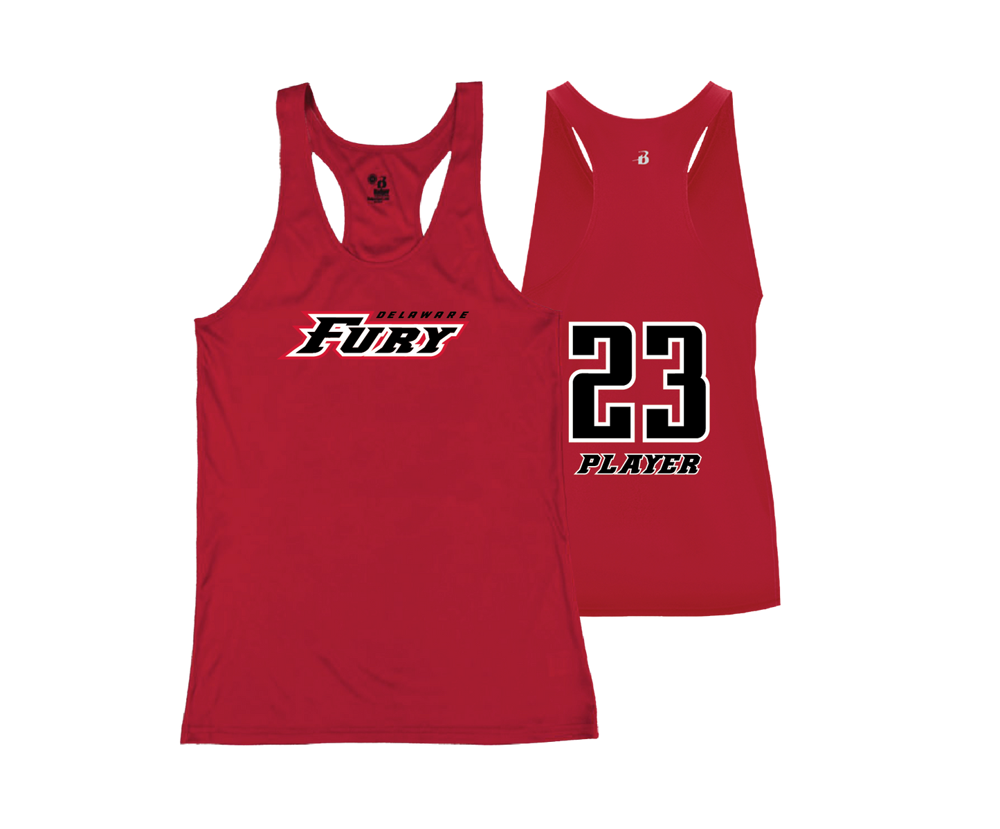 DE Fury - DTF | Women's Performance Racerback