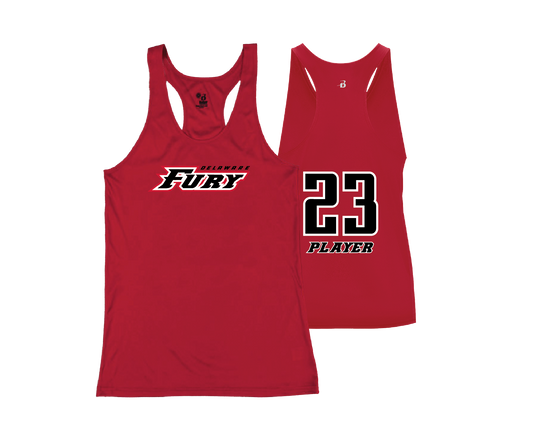 DE Fury - DTF | Women's Performance Racerback
