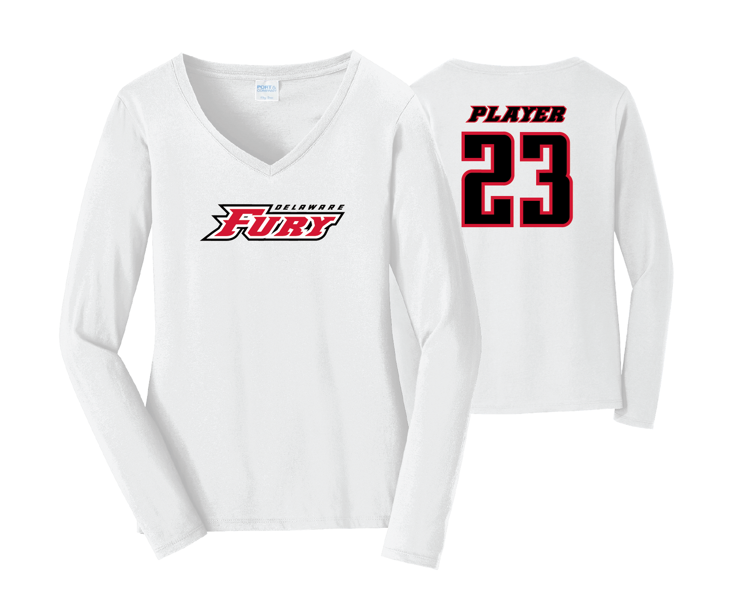 DE Fury - DTF Long Sleeve Cotton Tee