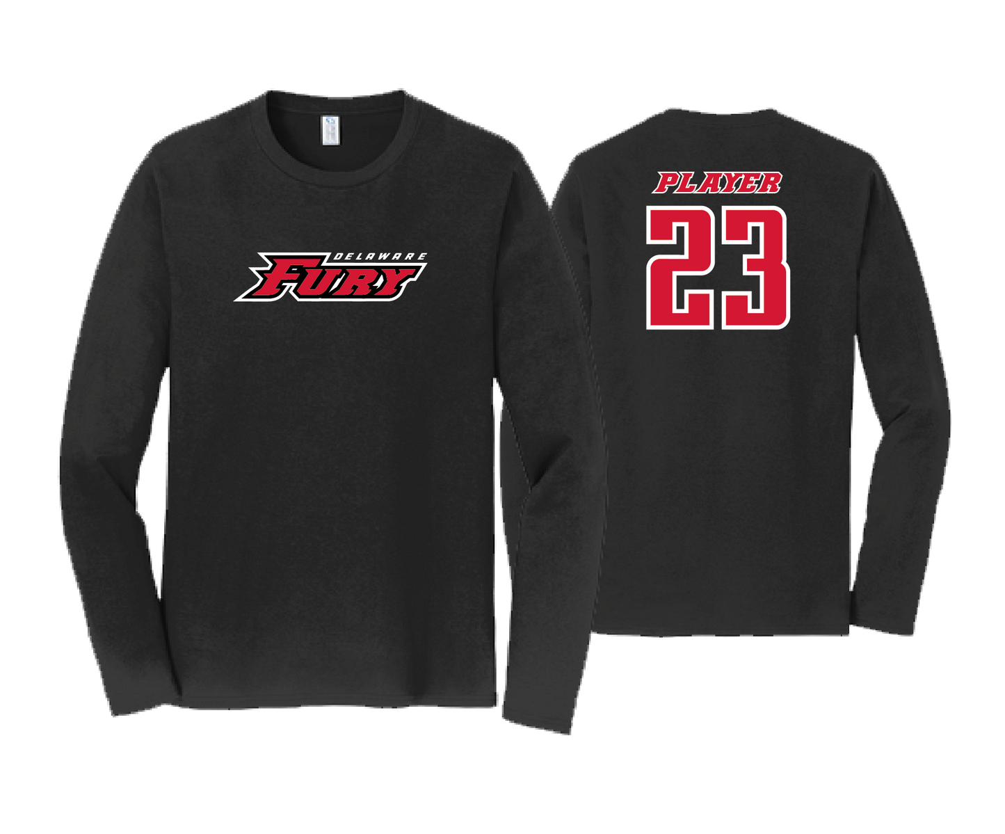 DE Fury - DTF Long Sleeve Cotton Tee