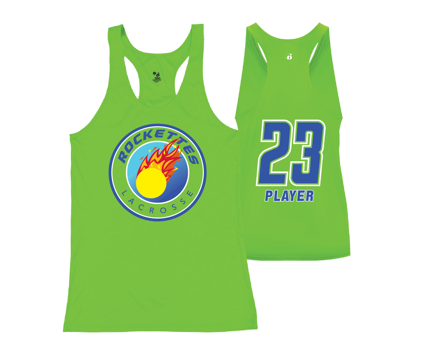 Rockettes Lacrosse - DTF | Women's Performance Racerback