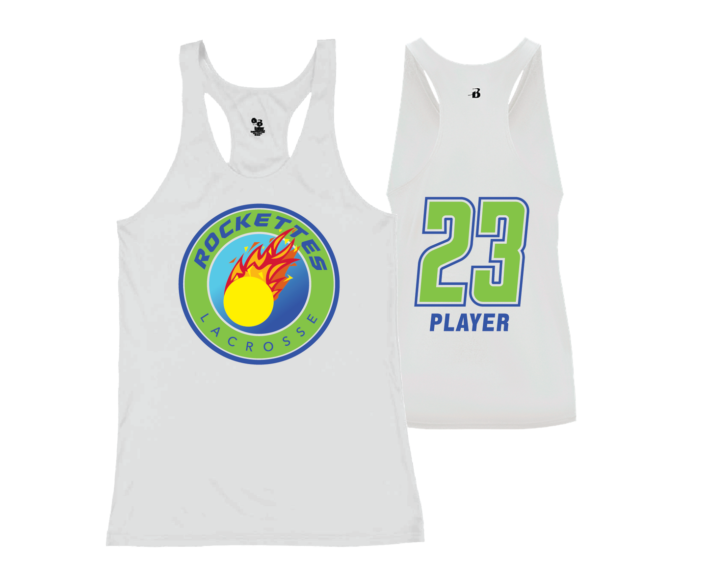 Rockettes Lacrosse - DTF | Women's Performance Racerback