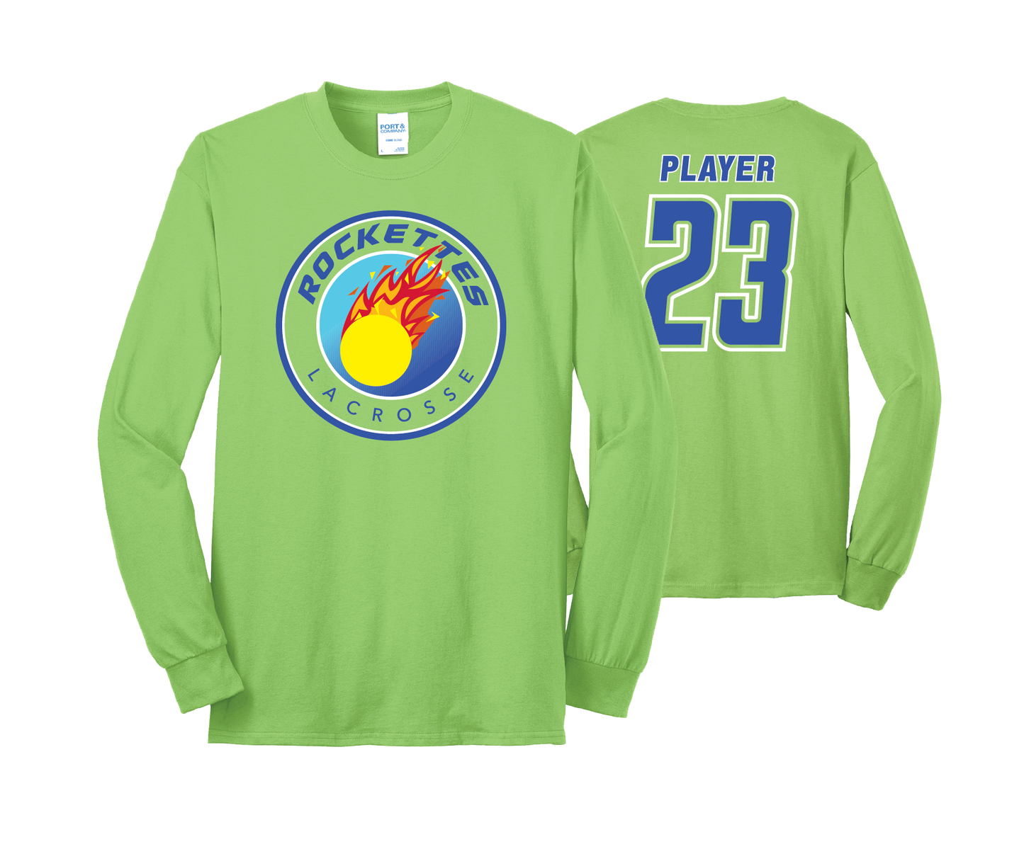 Rockettes Lacrosse - DTF | Unisex Long Sleeve Cotton Tee