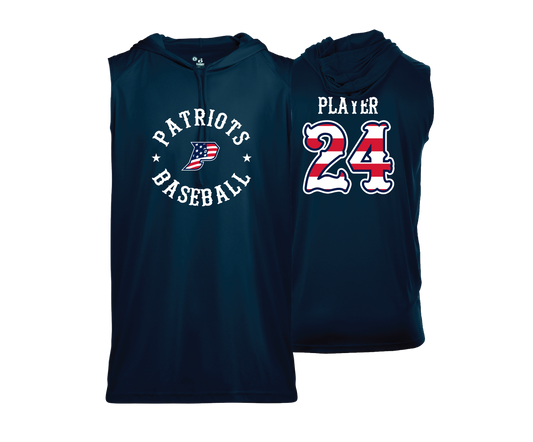 Patriots Baseball - DTF | Men's Sleeveless Hooded Performance Tee