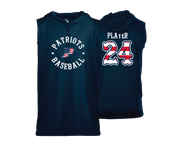 Patriots Baseball - DTF | Men's Sleeveless Hooded Performance Tee