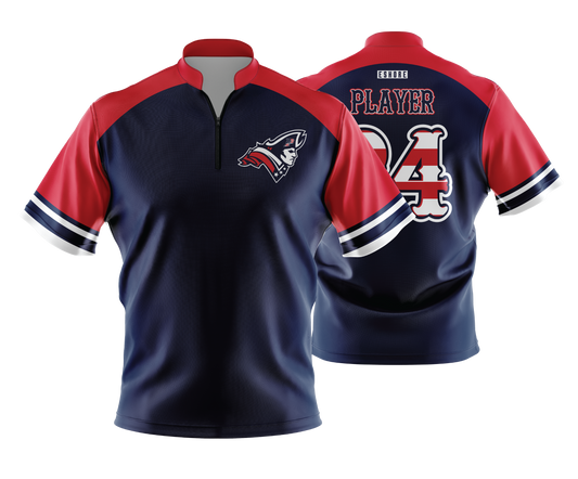 Patriots Baseball - FDS | Unisex Short Sleeve 1/4 Zip BP Jacket