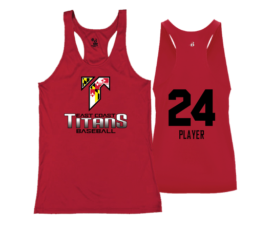 East Coast Titans - DTF | Women's Performance Racerback