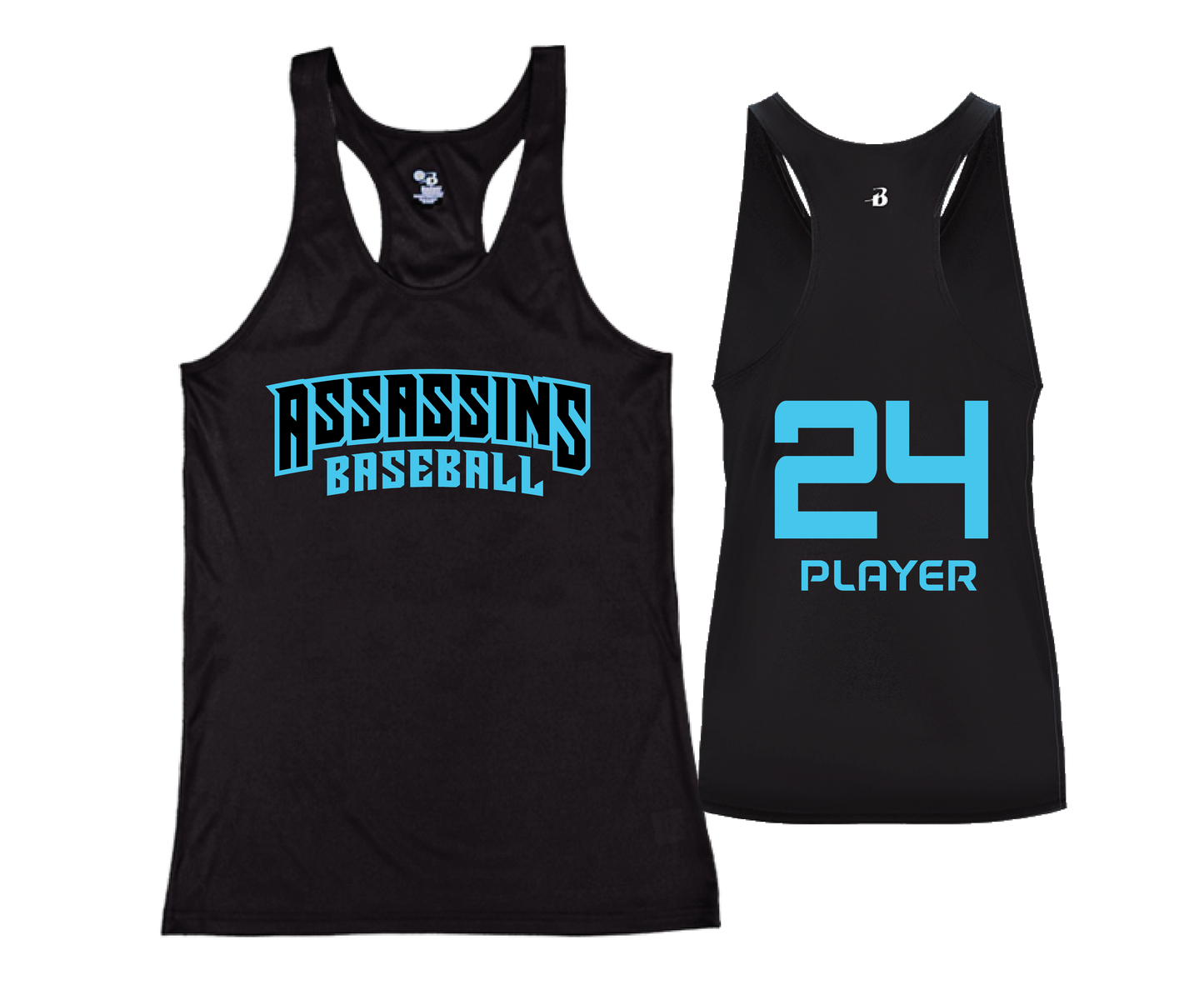 Diamond Assassins - DTF | Women's Performance Racerback