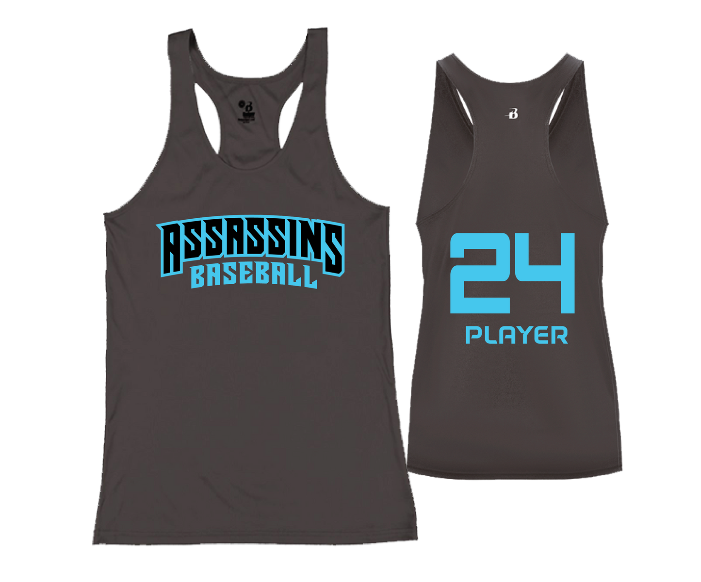 Diamond Assassins - DTF | Women's Performance Racerback