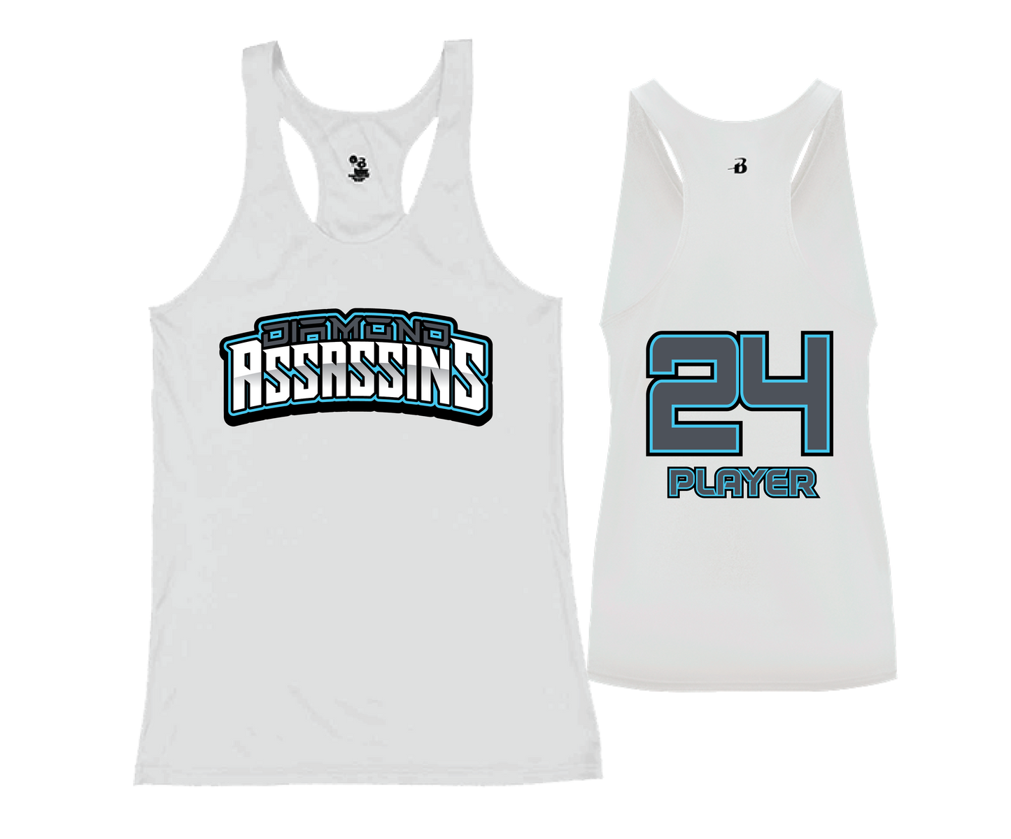 Diamond Assassins - DTF | Women's Performance Racerback