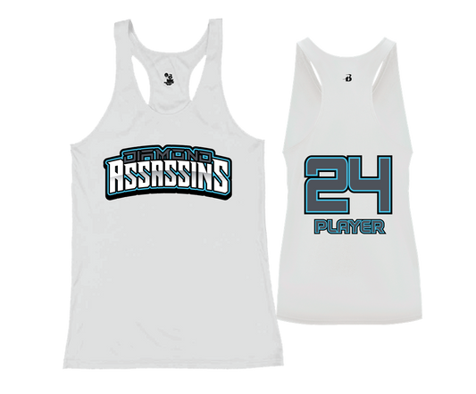 Diamond Assassins - DTF | Women's Performance Racerback