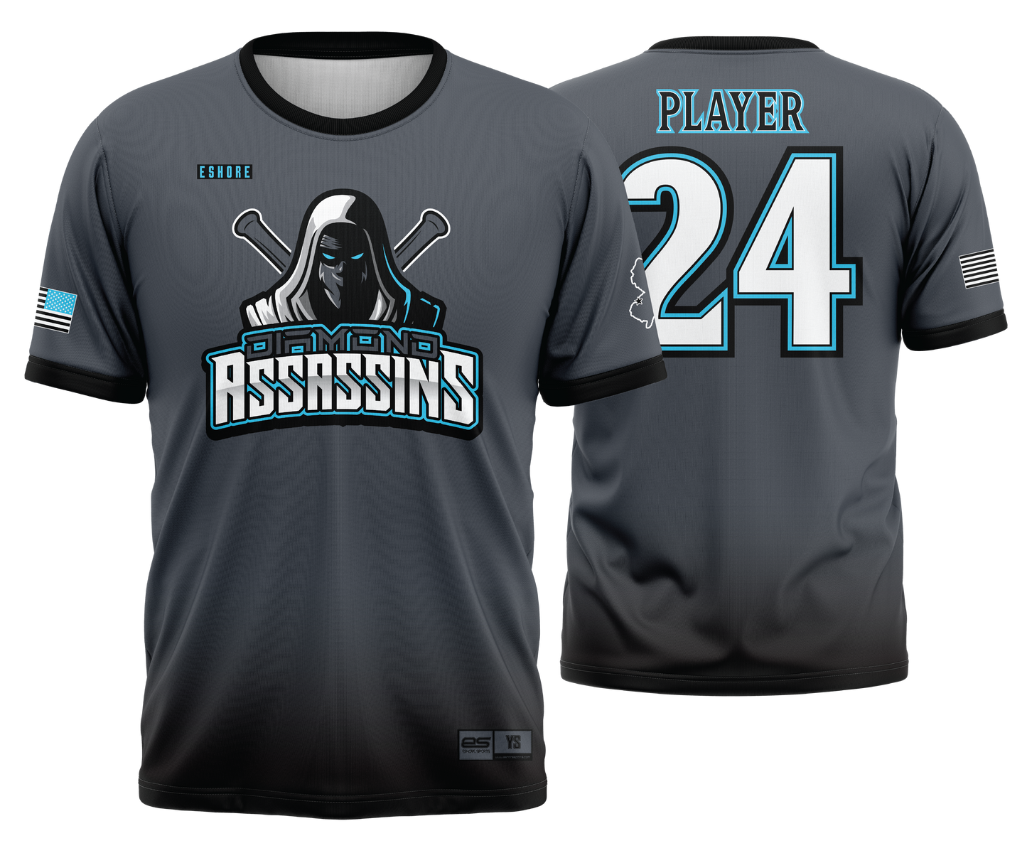 Diamond Assassins - FDS | Unisex Short Sleeve Jerseys