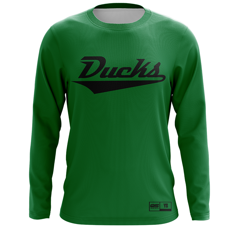 Diamond State Ducks - Green Jersey (Long Sleeve)