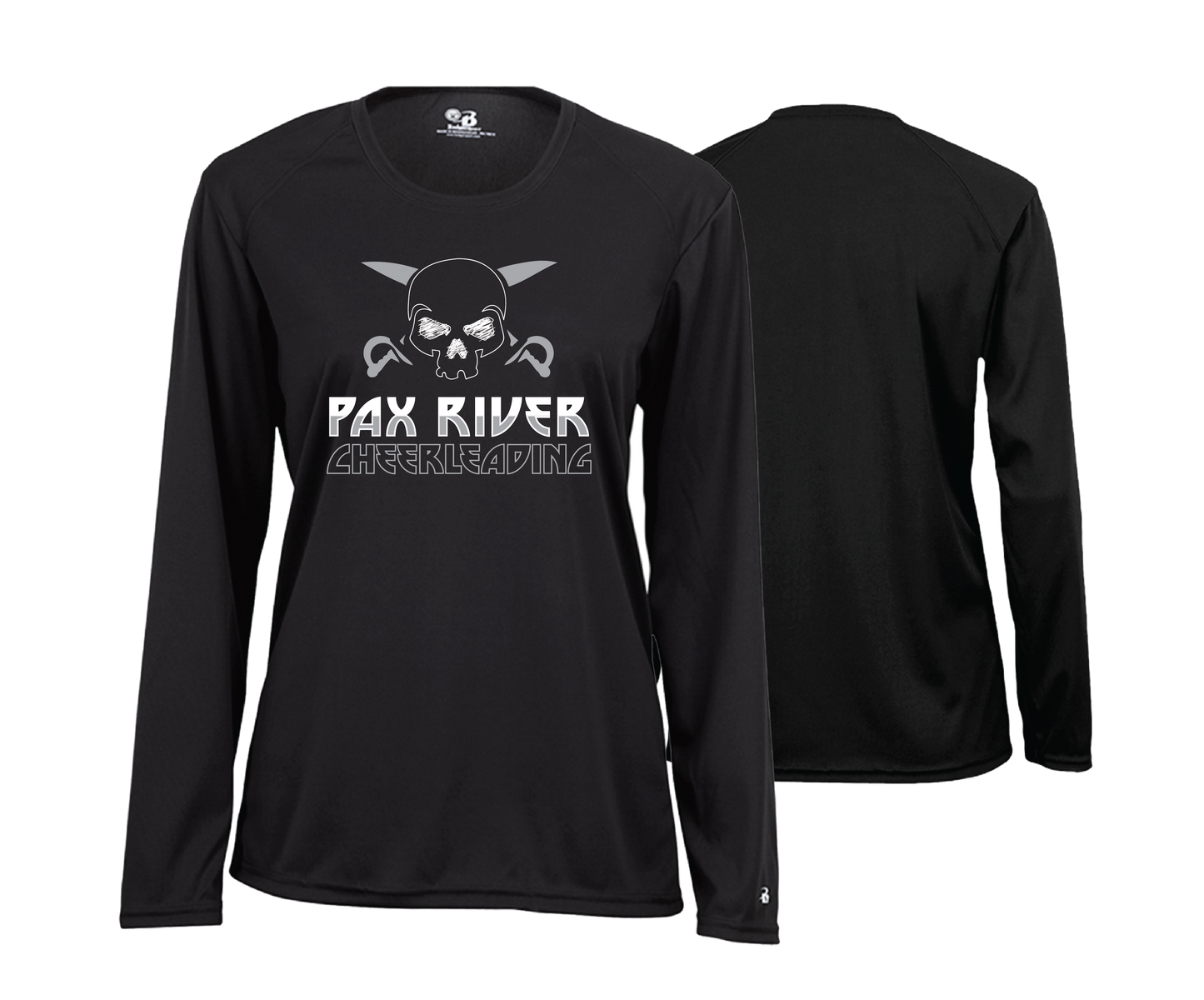 Pax River Raiders - DTF | Women's Long Sleeve Performance Tee