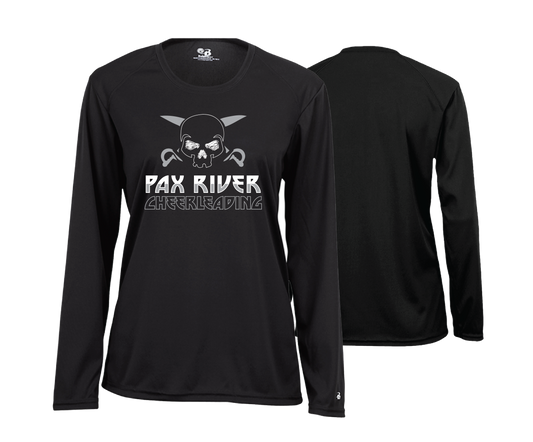 Pax River Raiders - DTF | Women's Long Sleeve Performance Tee