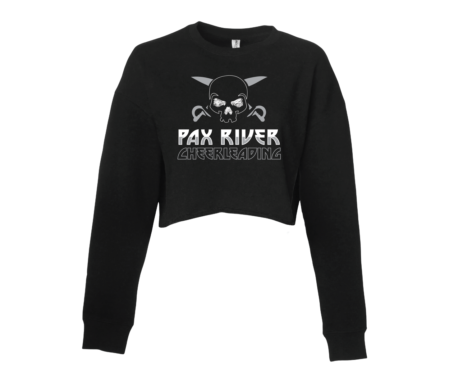 Pax River Raiders - DTF | Women's Long Sleeve Crop Shirt